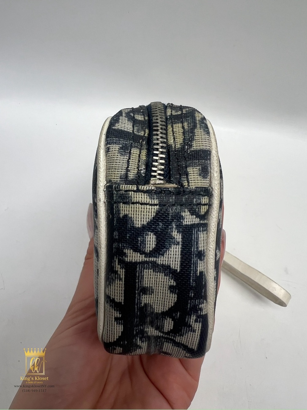 Dior monogram Trotter #1 pouch/wristlet - Picture 5 of 14